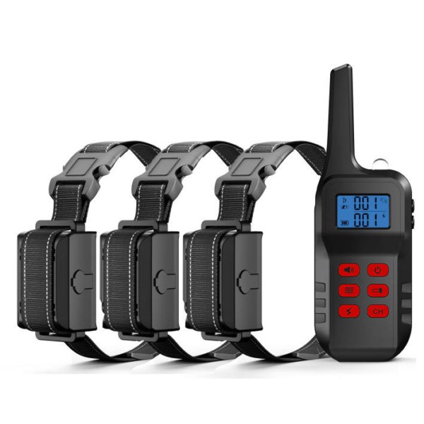 Barking Collars - 3 in 1 - Automatic and Remote - Sound Vibration Static Mode